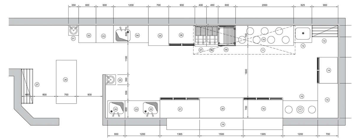 Restaurant Kitchen Plan