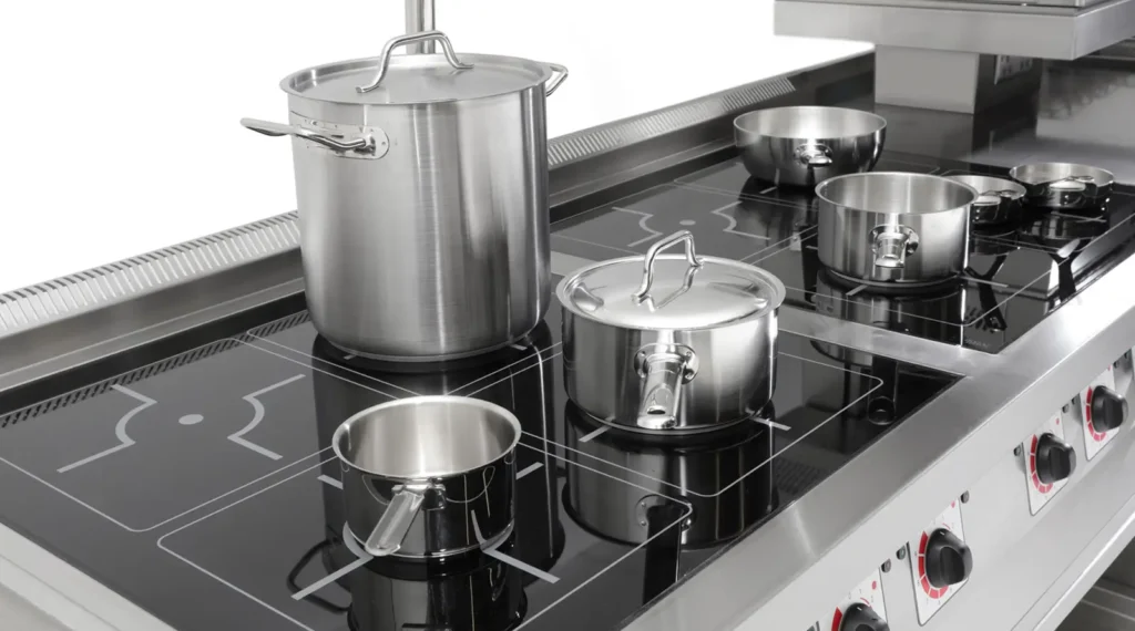 პროფესიონალური ინდუქციური ქურები რესტორნისთვის