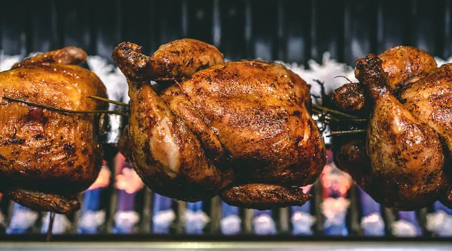 შემწვარი ქათამი გრილზე