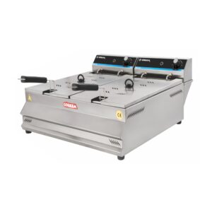 High capacity double fryer GÖRKEM 10+10 liters