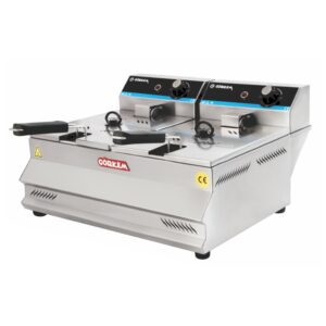 High capacity double fryer GÖRKEM 8+8 liters