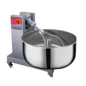 ÇAGDAŞ 75 kg dough mixer – with 78 cm bowl and 220V power, stainless steel industrial model