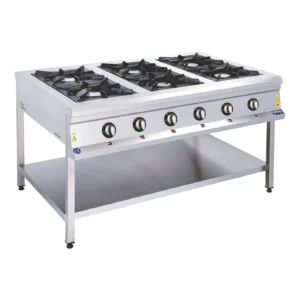 იატაკზე დასადგმელი 6-კომფორიანი გაზქურა CSA უჟანგავი ფოლადისგან