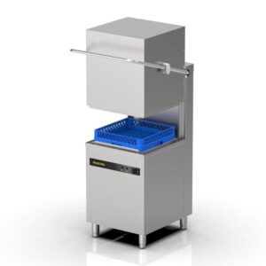 Professional Pass-Through Dishwasher for 1000 Plates