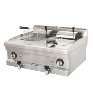 Промышленная двойная фритюрница GÖRKEM вместимостью 12+12 литров