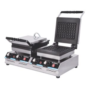 Двойная вафельница GÖRKEM для бельгийских вафель