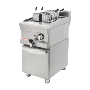 Floor-Standing Pasta Cooker GÖRKEM with 4 Baskets and Cabinet