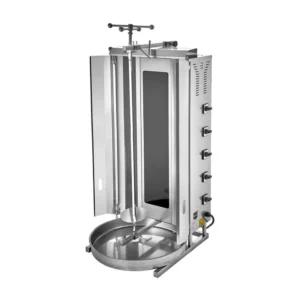 Electric shawarma machine GÖRKEM-4 – with 4 burners, 220V power supply and stainless steel body