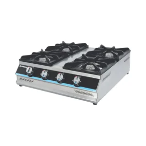 GÖRKEM Professional 4-Burner Gas Stove with Square Design