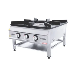Industrial gas stove GÖRKEM with triple ignition burner