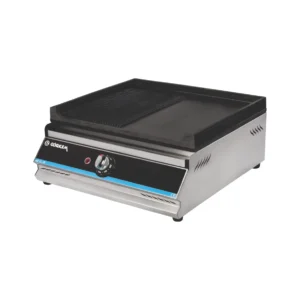 Square Electric Grill GÖRKEM-50 with Cast Iron Surface