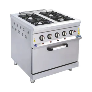 GÖRKEM's 4-burner gas range with integrated oven