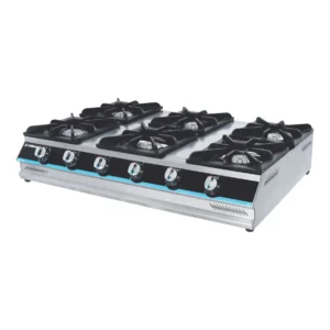 6-Burner Professional Gas Stove GÖRKEM with Balanced Power