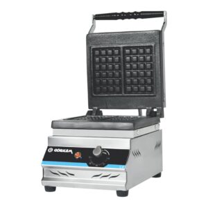 Компактная, тяжелая вафельница GÖRKEM с чугунными пластинами