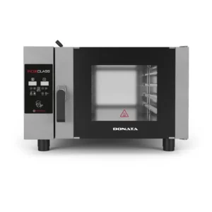 ელექტრო კონვექციური ღუმელი INOXCLASS – 4 ლანგრით და ორმაგი ორთქლის დანამვით, პროფესიონალური საცხობი მოწყობილობა