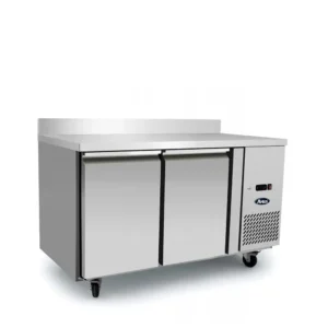 Freezer table-refrigerator TC0.4L1F, 2-door model with stainless steel and blowing system