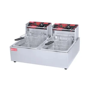 High capacity double fryer HEF-82 6+6 liters