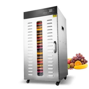 High-capacity food dehydrator HED-20 with 20 trays