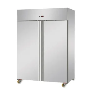 Вертикальный морозильный холодильник KCD1.0L4F – 2 двери, объем 1200 литров, с системой охлаждения и конструкцией из нержавеющей стали