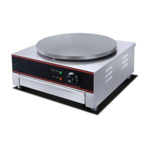 Heavy-duty, professional crepe maker with 40 cm cast iron plate