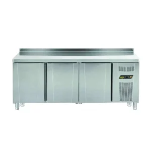 Freezer table-refrigerator 2020x700 – 3 doors, stainless steel, 532 liter capacity and blow-dry cooling