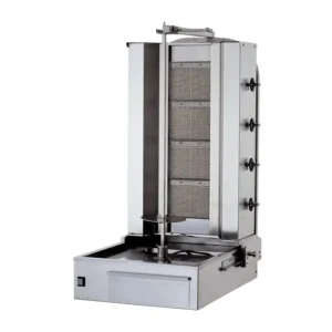 Аппарат для шаурмы KALITEGAZ KLG 151 – 4 горелки и нижний двигатель, модель, работающая на природном газе