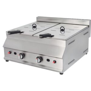 CSA Professional Double Gas Fryer 5+5 Liters