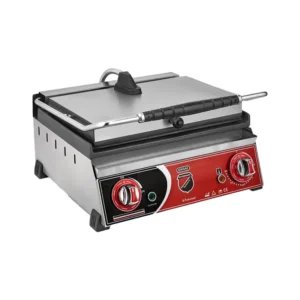 Shawarma toaster SILVER INOX-16 – thermostatic model with 2 kW power and stainless steel body