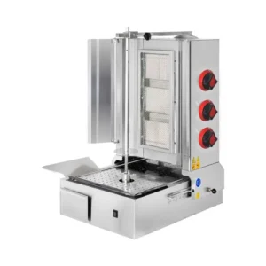 Shawarma machine CSA – with bottom motor, 3 lights and gas function, Horeca machine