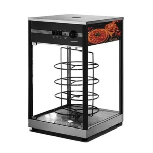 Вращающаяся тепловая витрина для пиццы и хачапури