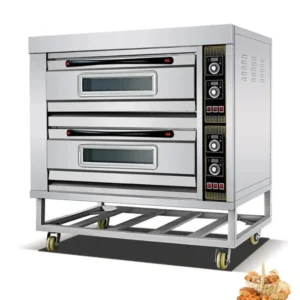 ორსართულიანი ელექტრო ღუმელი HEO-24 ქვის ძირებით