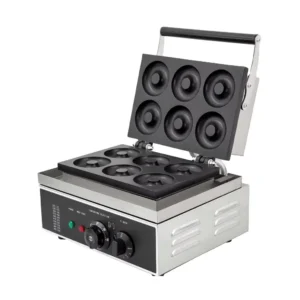 Professional machine for baking 6 mini-donuts