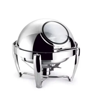 Round Stainless Steel Food Warmer (Chafing Dish)