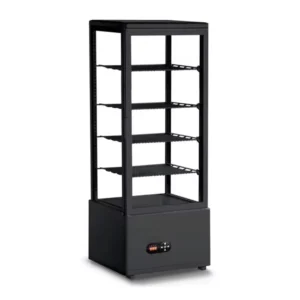 Vertical pastry display case with 360 degree view GN-98L