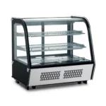 Compact (70 cm) pastry display case GN-120L