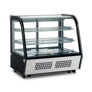Compact (70 cm) pastry display case GN-120L