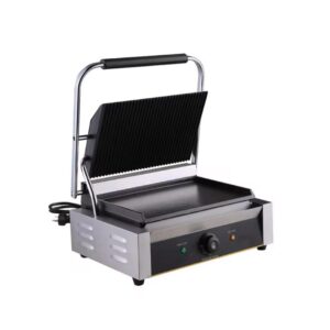 Профессиональный контактный гриль с комбинированной поверхностью