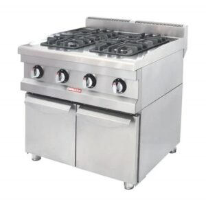 4-burner gas stove AKGAZ with integrated cabinet