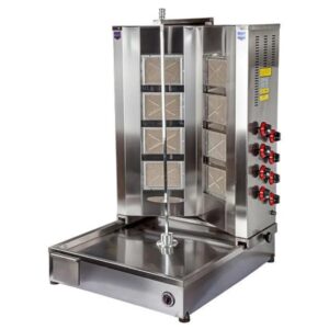 Газовая шаурма-машина REMTA с 8 горелками и нижним мотором