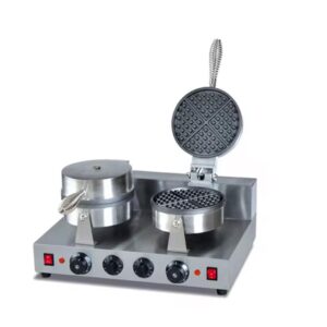 Двойная профессиональная вафельница HWB-2 мощностью 2,4 кВт