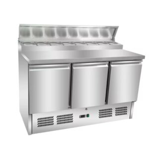 Professional pizza table PS300 with a capacity of 392 liters