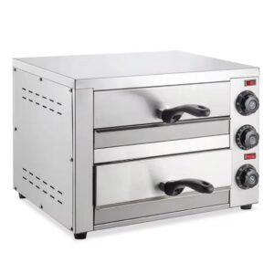 Профессиональная двухъярусная печь для пиццы GN HEP-2D с каменным основанием