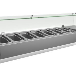 Профессиональный холодильник для салатов VRX1200 длиной 120 см