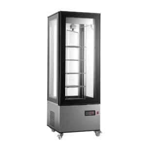 Rotating Pastry Refrigerator Display Case GN-410L-2 410 liters 5 shelves