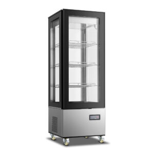 Vertical cake refrigerator display case GN-410L 410 liters 5 shelves