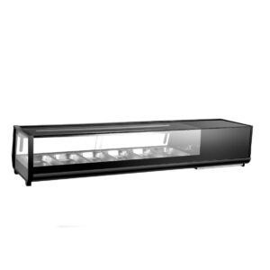 Холодильник-витрина для суши FS-62Z Professional 153 см, нержавеющая сталь.