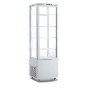 Vertical cake refrigerator display case GN-235L-WHITE 235 liters white