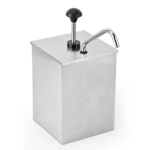 Дозатор для соуса HSP-4L, 4 литра, нержавеющая сталь.