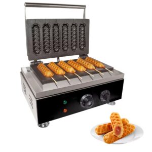 Corn Dog Hot Dog Waffle Machine HX-111 1.6 kW Stainless