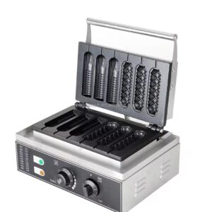 Машина для приготовления вафель для хот-догов HX-216, машина для выпечки кукурузных сосисок, 1,6 кВт.